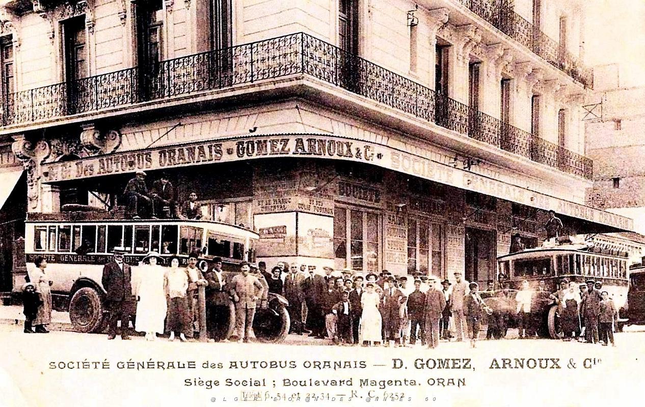 2176- Oran - Boulevard Magenta - Autobus Oranais .jpg